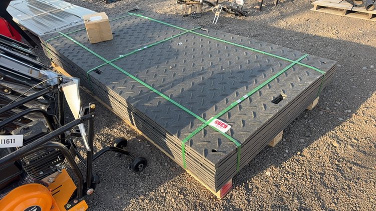 Image for QTY(12) 4' X 8' GROUND PROTECTION MATS