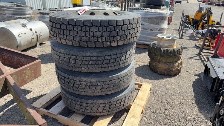 Image for QTY (4) 22.5 TIRES