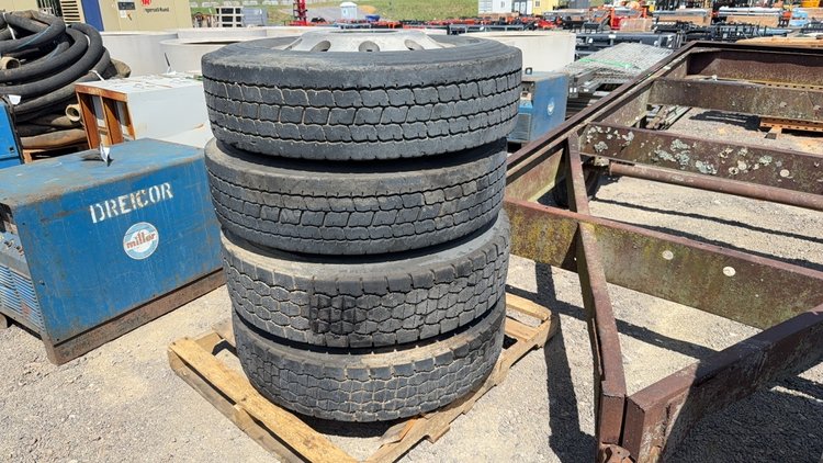 Image for QTY (4) 22.5 TIRES
