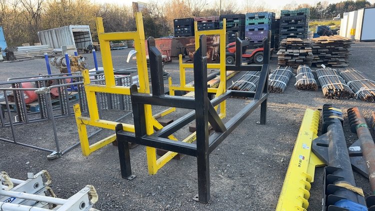 Image for QTY (2) METAL STORAGE RACK