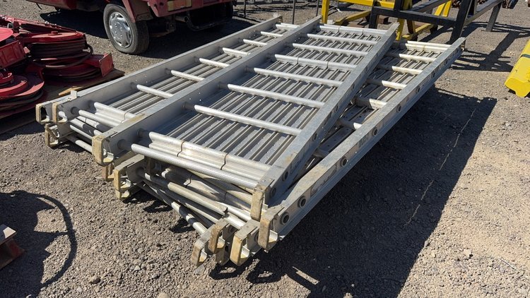 Image for QTY (10) 8' WERNER ALUMINUM WALK BOARDS