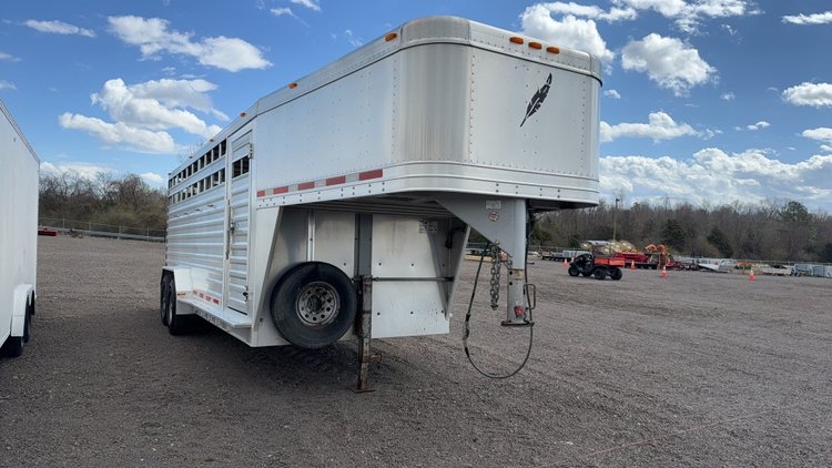 Image for 2008 FEATHER LITE 20' ALUMINUM STOCK TRAILER