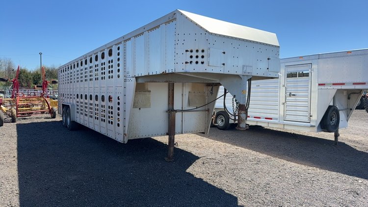 Image for 1988 WILSON 25' ALUMINUM LIVESTOCK TRAILER