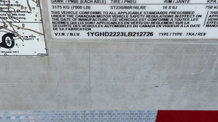 Image for 2020 ALUMA 22' PINTLE HITCH ALUMINUM TRAILER