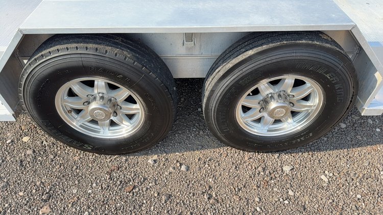 Image for 2020 ALUMA 22' PINTLE HITCH ALUMINUM TRAILER