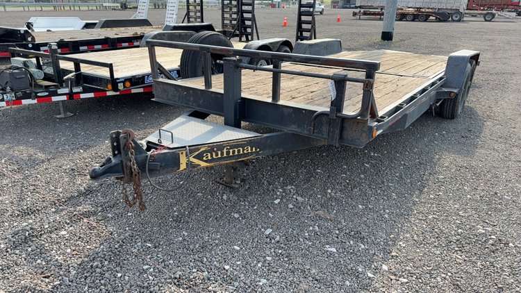 Image for 2016 KAUFMAN 22' BUMPER PULL TILT TRAILER