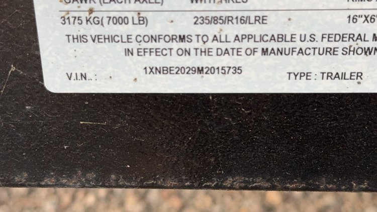 Image for 2023 TRIPLE CROWN 20' BUMPER PULL TRAILER