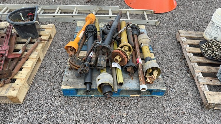 Image for PALLET OF MISC PTO SHAFTS & PARTS