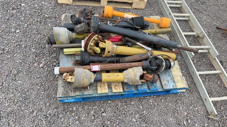 Image for PALLET OF MISC PTO SHAFTS & PARTS