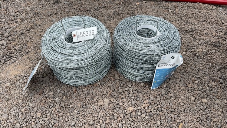 Image for QTY (2) ROLLS OF BARB WIRE