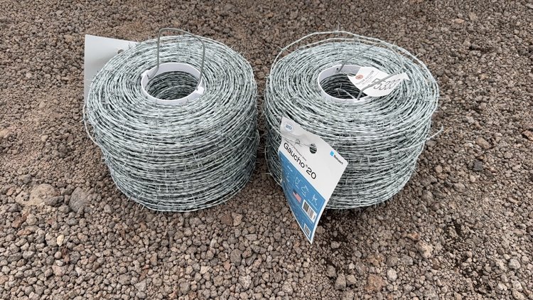 Image for QTY (2) ROLLS OF BARB WIRE