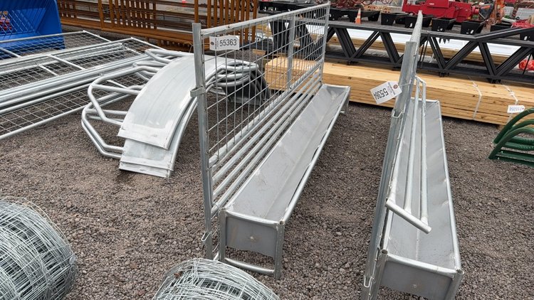 Image for 10' FENCE LINE GOAT FEED BUNK