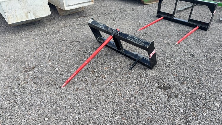 Image for KIVEL SKID STEER 3 PRONG BALE SPEAR