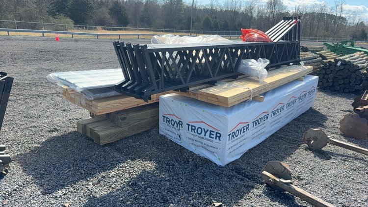 Image for 32'X48'X14' TALL FULLY ENCLOSED BUILDING PACKAGE