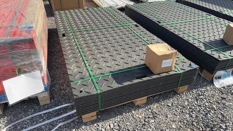 Image for QTY(12) 4' X 8' GROUND PROTECTION MATS