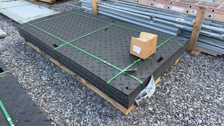 Image for QTY(12) 4' X 8' GROUND PROTECTION MATS
