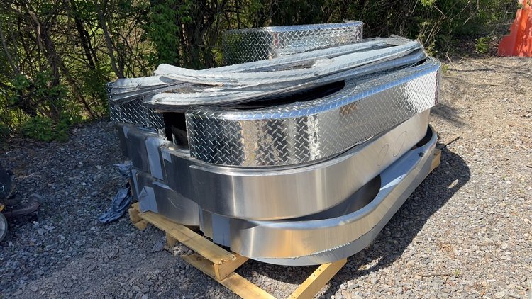 Image for PALLET OF TRAILER FENDERS