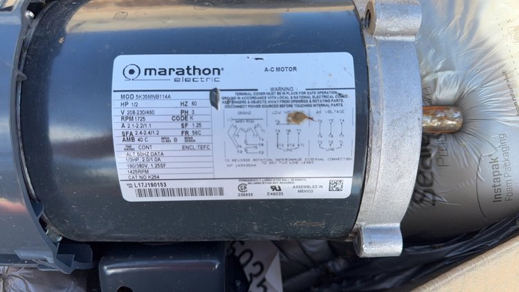 Image for MARATHON 3 PHASE, 5 HP ELECTRIC MOTOR