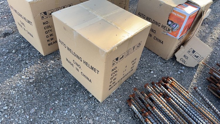 Image for QTY (8) AUTO DARK WELDING HOODS