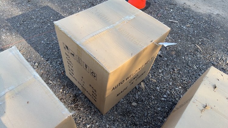 Image for QTY (8) AUTO DARK WELDING HOODS