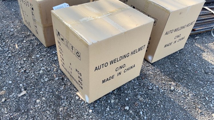 Image for QTY (8) AUTO DARK WELDING HOODS