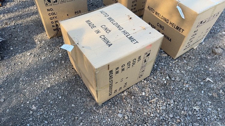 Image for QTY (8) AUTO DARK WELDING HOODS