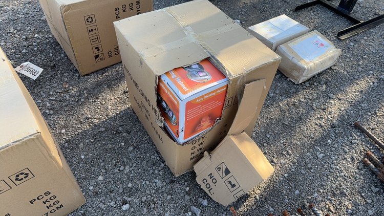 Image for QTY (8) AUTO DARK WELDING HOODS