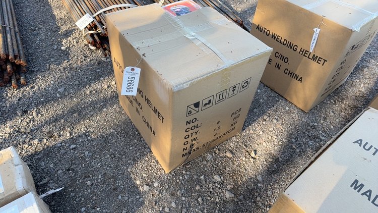 Image for QTY (8) AUTO DARK WELDING HOODS