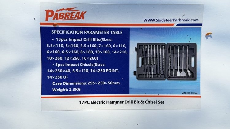 Image for QTY(2) PABREAK DRILL BIT SETS