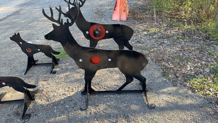 Image for METAL DEER SHOOTING TARGET