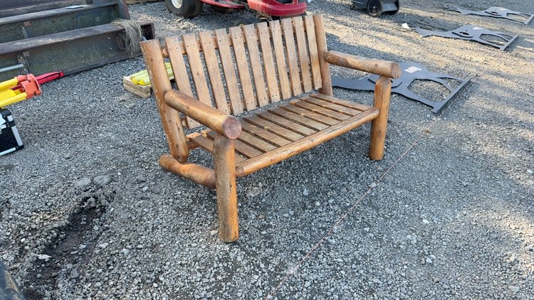 Image for WOODEN LOVE SEAT