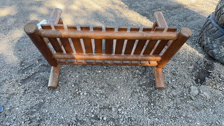 Image for WOODEN LOVE SEAT