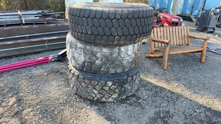 Image for QTY(3) 445/ 65 R22.5 TRUCK TIRES