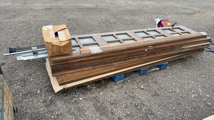 Image for 9'WX8'H WOODEN GARAGE DOOR