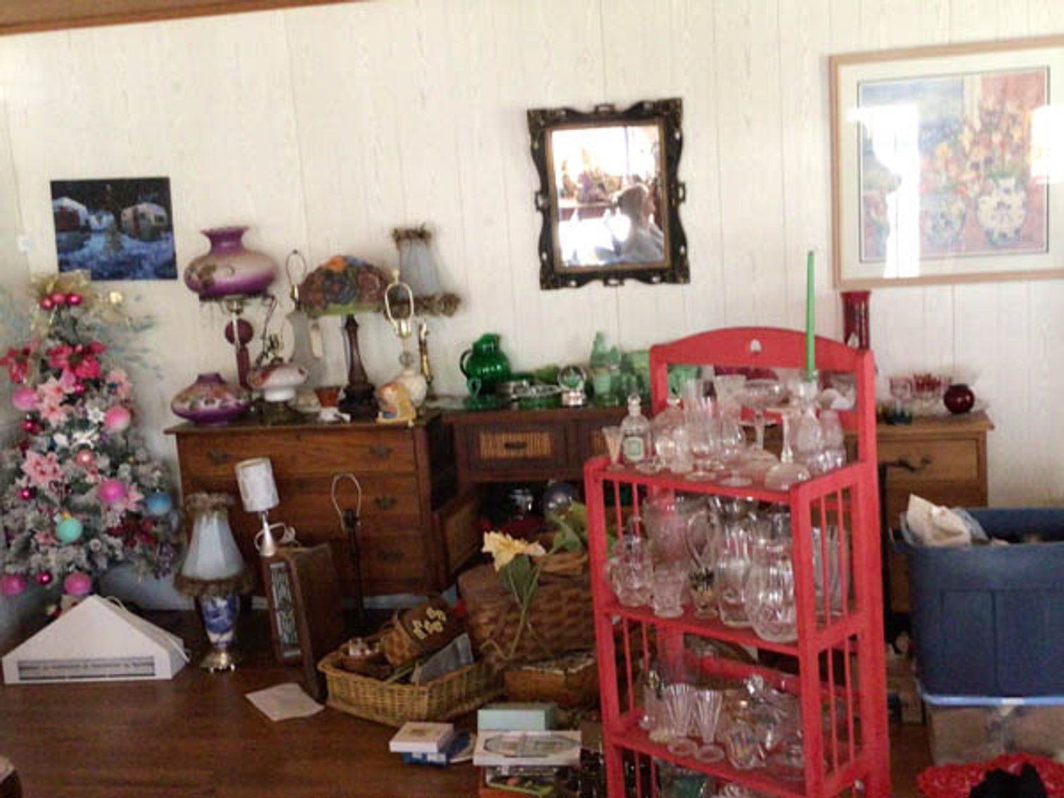 Image for Large Collection of Antiques and Glassware