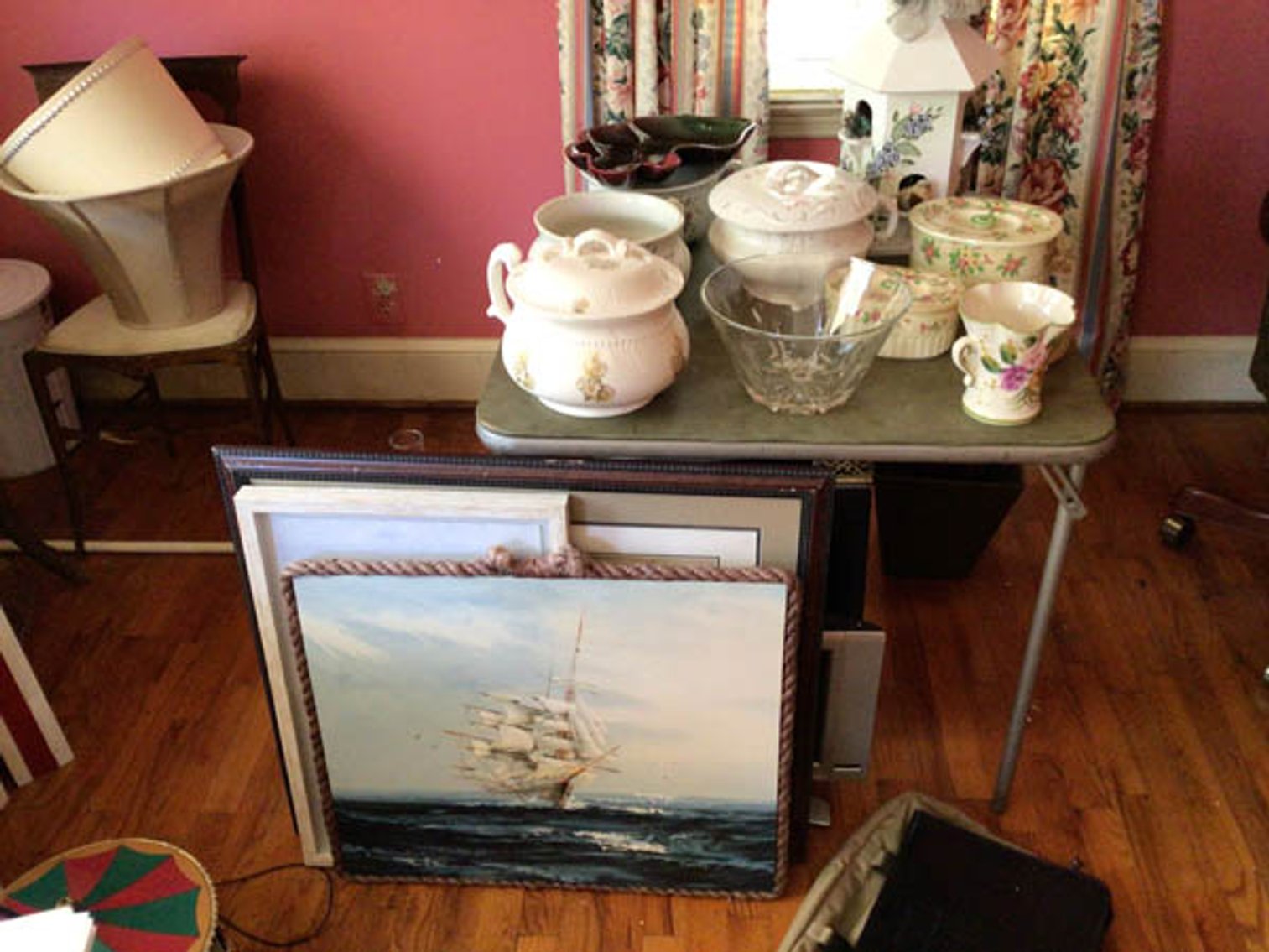 Image for Large Collection of Antiques and Glassware