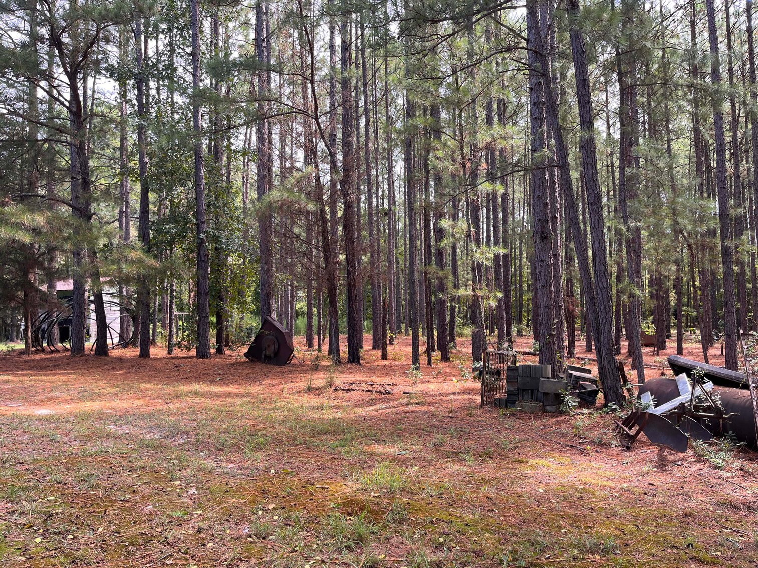 Image for 43 acres in Harnett County with a brick home in an onsite live /online / simulcast auction event!