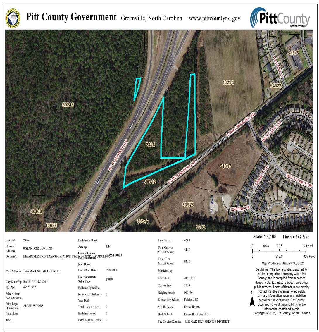 Image for NCDOT 2024 Residue Properties Round 1 Upset Bid Period Ends May 15th at 10 AM!