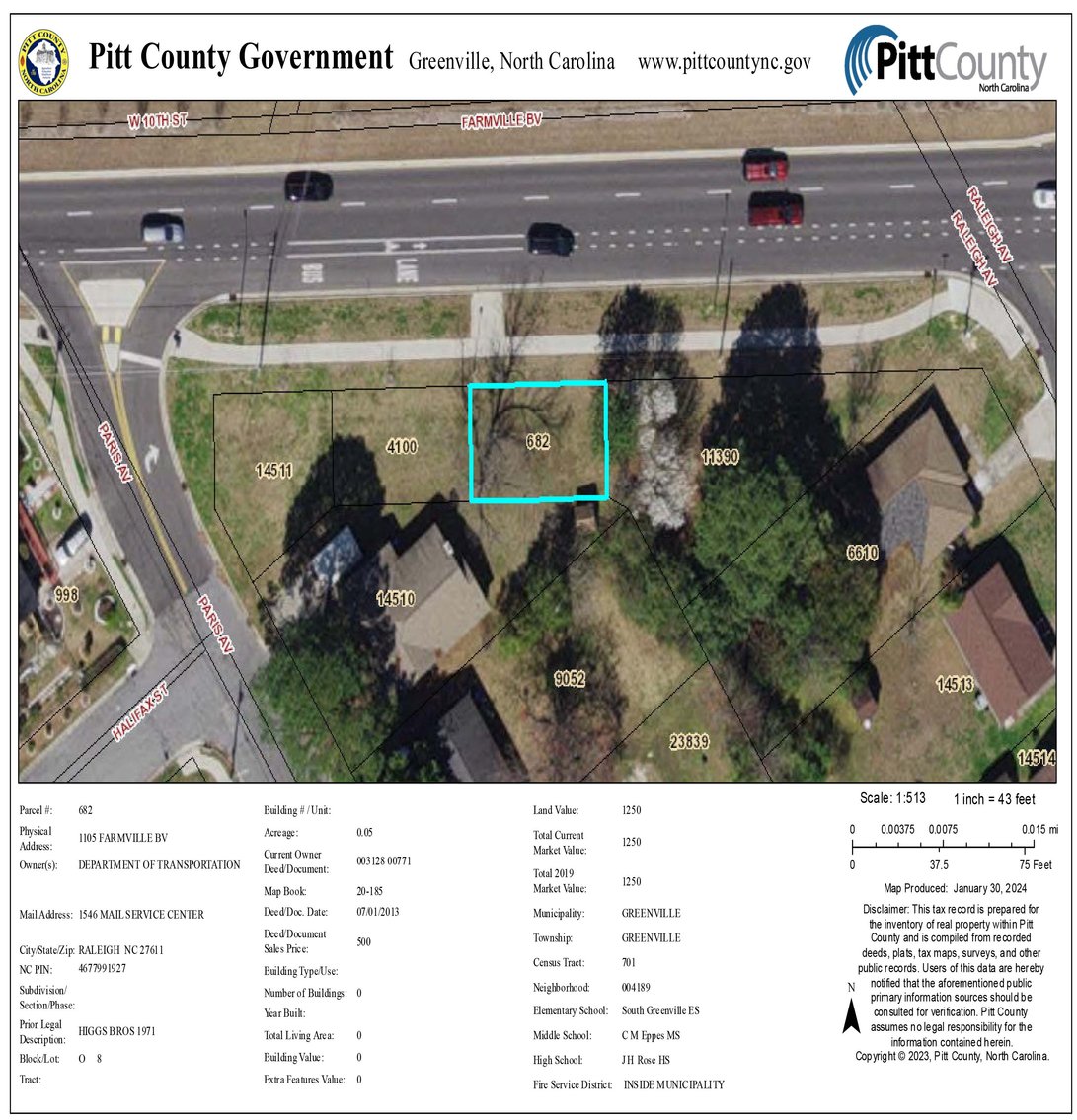 Image for NCDOT 2024 Residue Properties Round 1 Upset Bid Period Ends May 15th at 10 AM!
