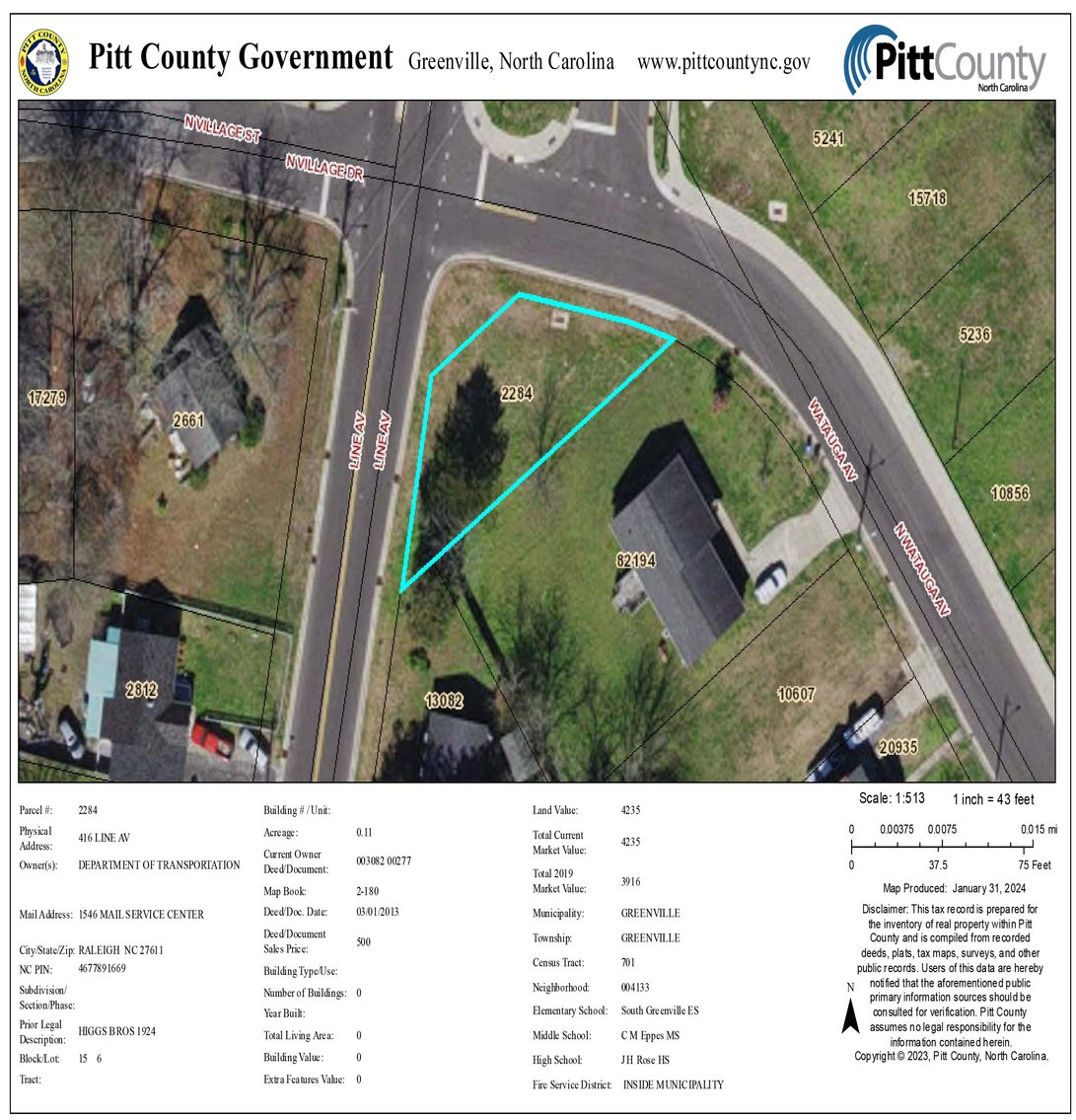 Image for NCDOT 2024 Residue Properties Round 1 Upset Bid Period Ends May 15th at 10 AM!