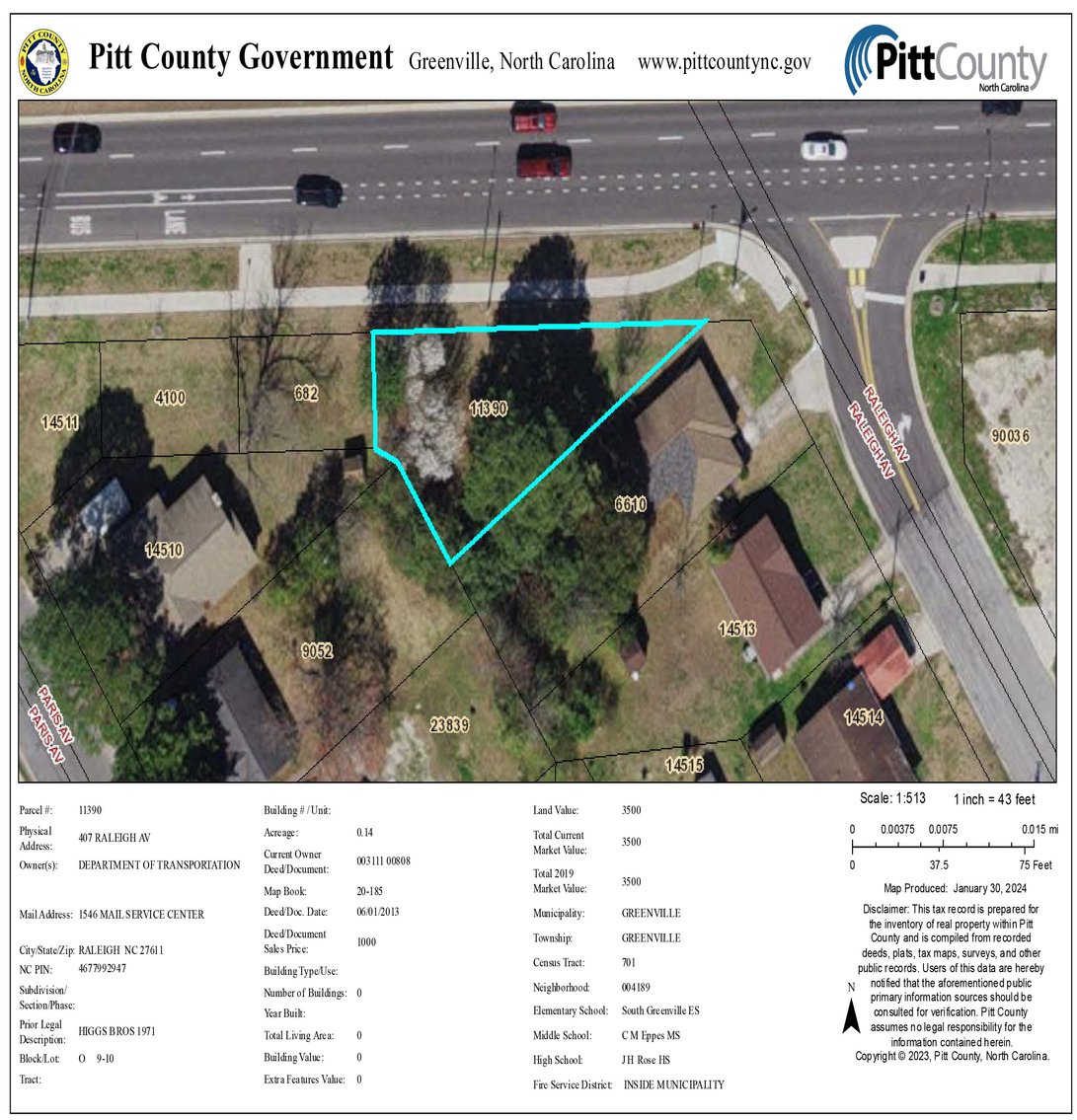 Image for NCDOT 2024 Residue Properties Round 1 Upset Bid Period Ends May 15th at 10 AM!