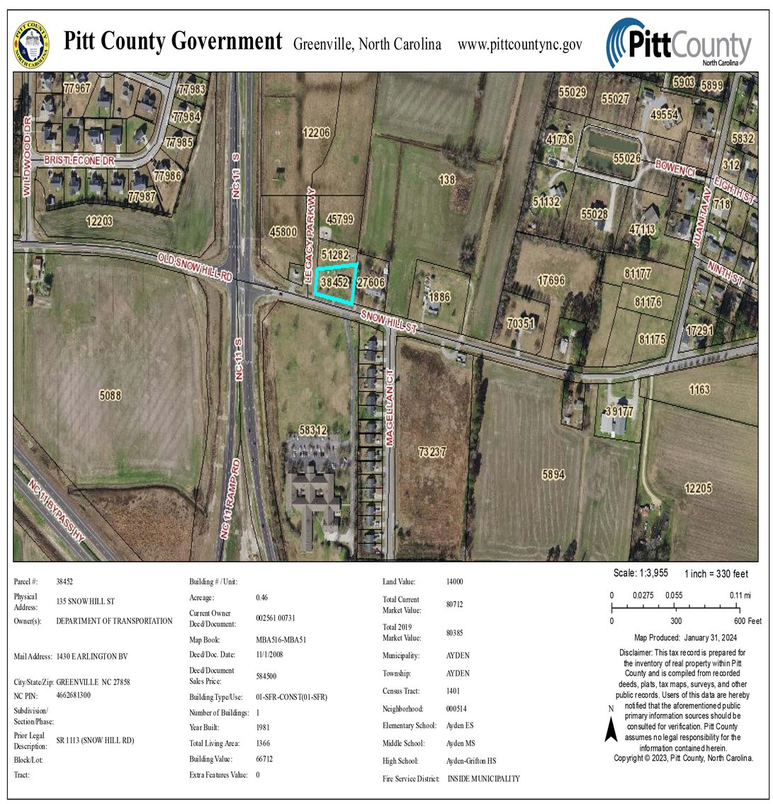 Image for NCDOT 2024 Residue Properties Round 1 Upset Bid Period Ends May 15th at 10 AM!