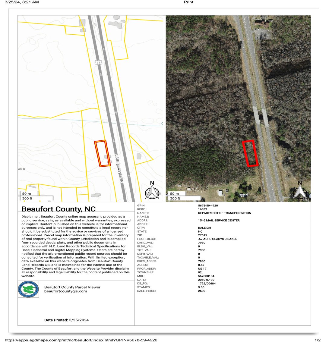 Image for NCDOT 2024 Residue Properties Round 1 Upset Bid Period Ends May 15th at 10 AM!