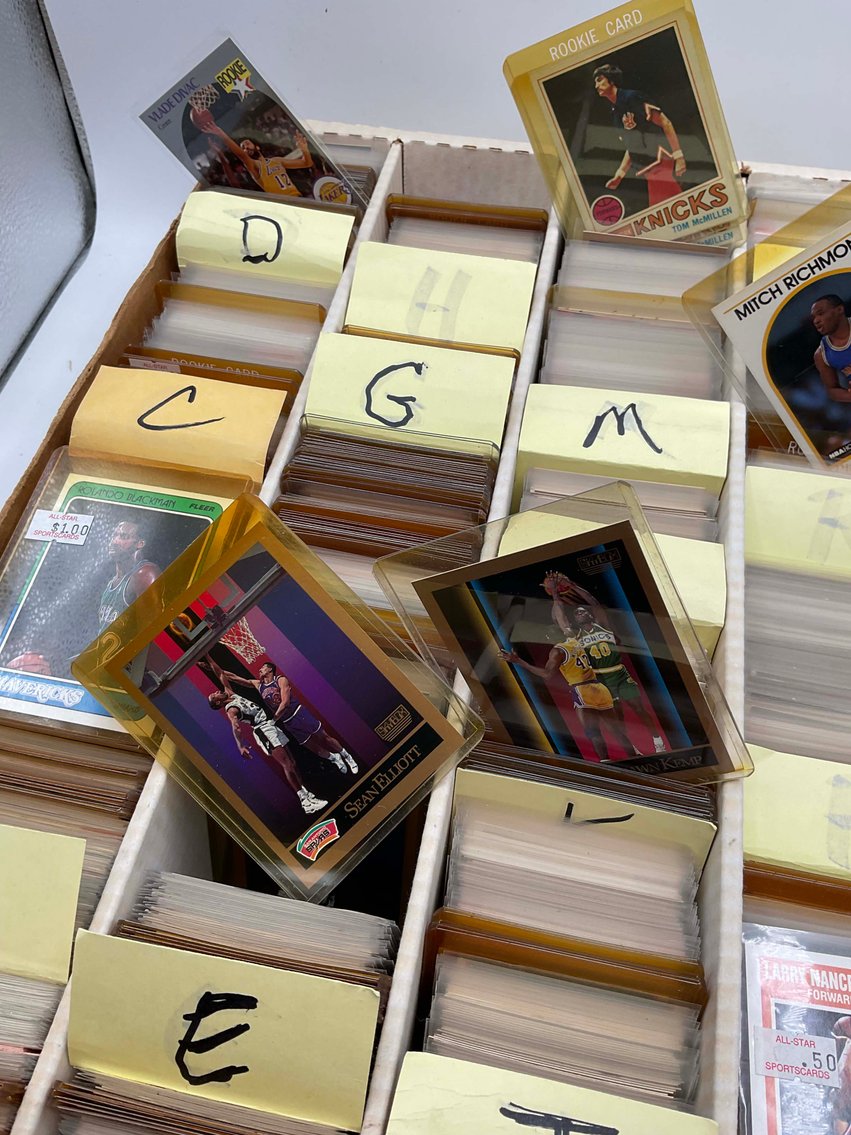 Image for Large Collection of Collectible Trading Cards,  Sport Memorabilia, Coins and Stamps