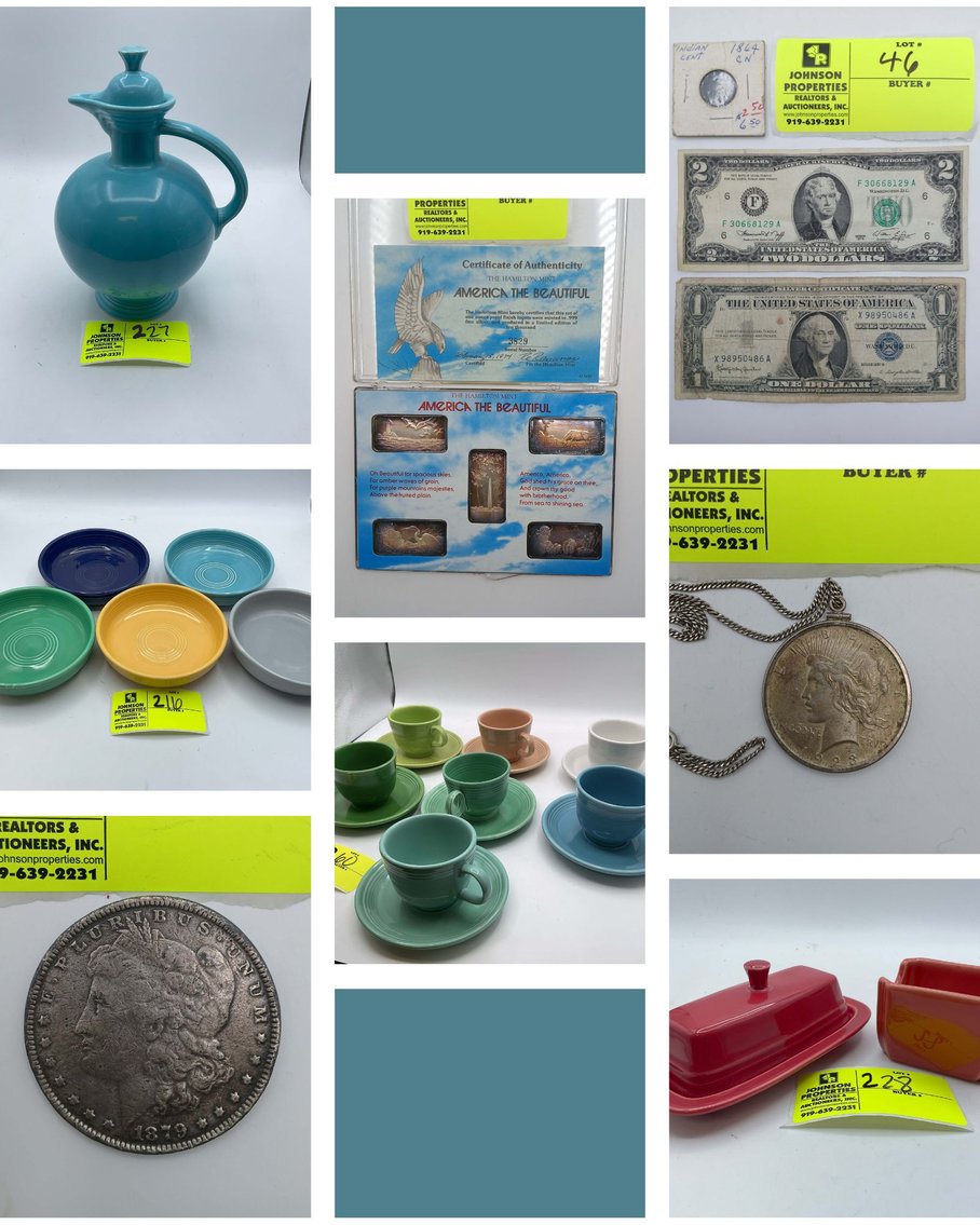 Image for Multi-Consignor Online Only Collectible Coins, Silver, and a Large Selection of Fiestaware