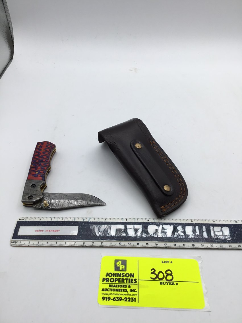 Image for Handmade Damascus Steel Knives and Online Firearms Auction  just in time for Christmas!