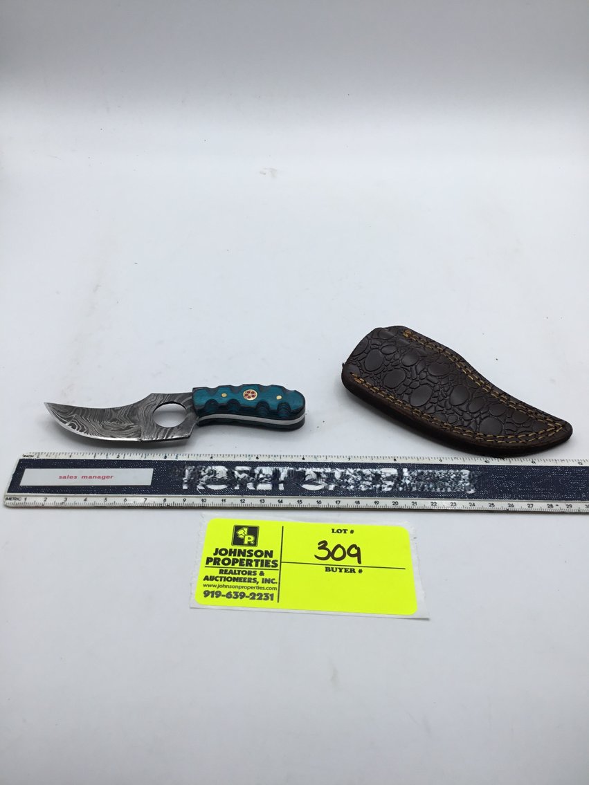 Image for Handmade Damascus Steel Knives and Online Firearms Auction  just in time for Christmas!