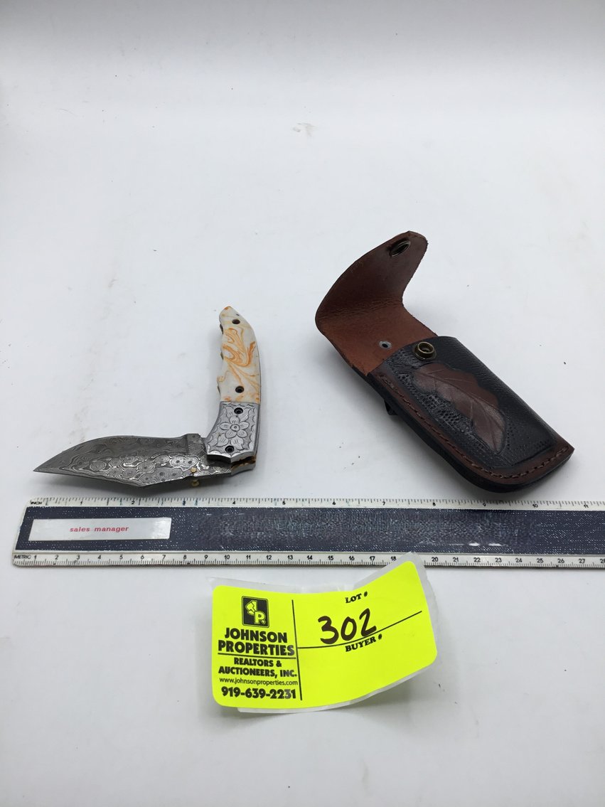 Image for Handmade Damascus Steel Knives and Online Firearms Auction  just in time for Christmas!