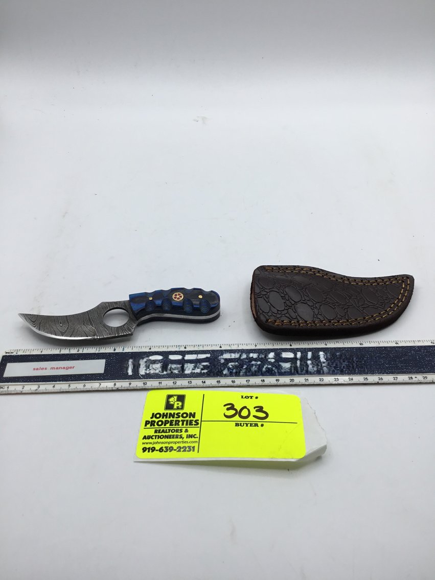 Image for Handmade Damascus Steel Knives and Online Firearms Auction  just in time for Christmas!