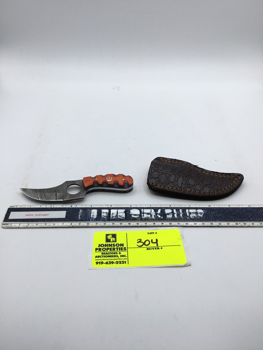 Image for Handmade Damascus Steel Knives and Online Firearms Auction  just in time for Christmas!